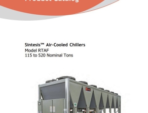 Catalogue Chiller Trane RTAF Công Suất Lạnh 115 Ton đến 520 Ton